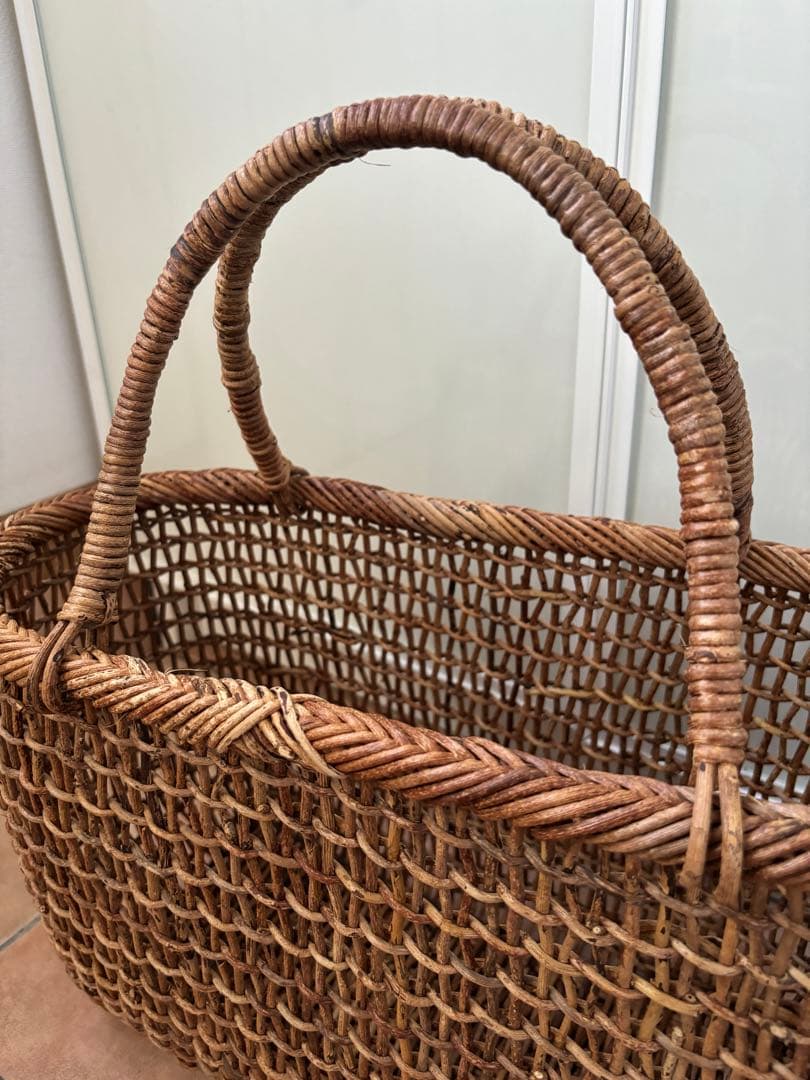 あけび　かご　こだし編み　籠　カゴ