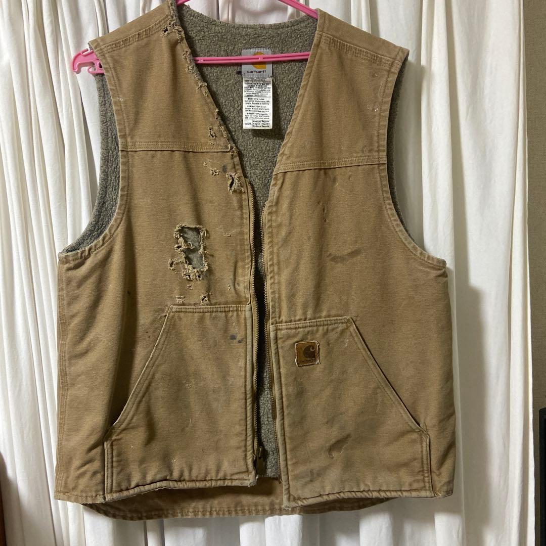 【ふじくん着用】Carhartt ベスト　ブラウン　カーハート