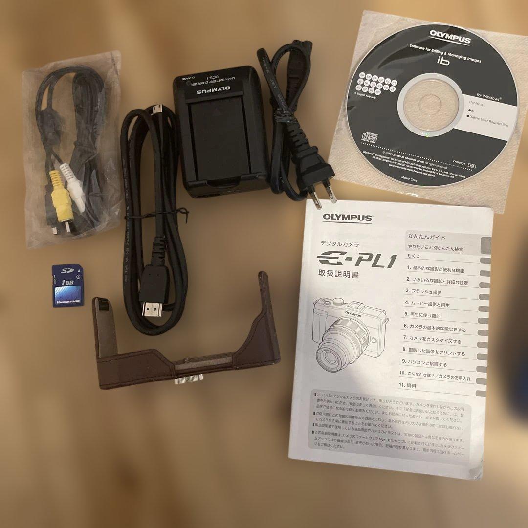 emOLYMPUS PEN Lite E-PL1 一眼 ズームレンズキット