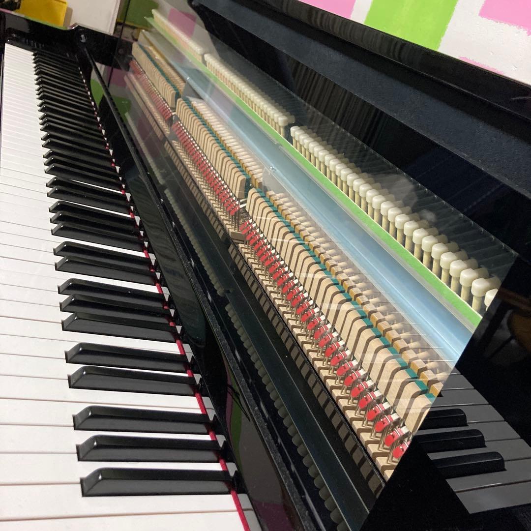 アップライト式電子ピアノ 88鍵 黒