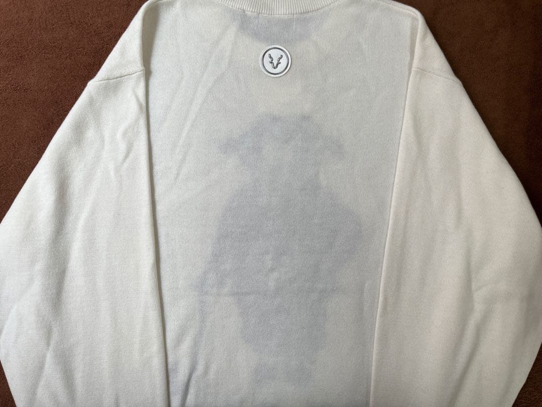 CPG GOLF 羊刺繍 ホワイトセーター サイズ4 定価49500円