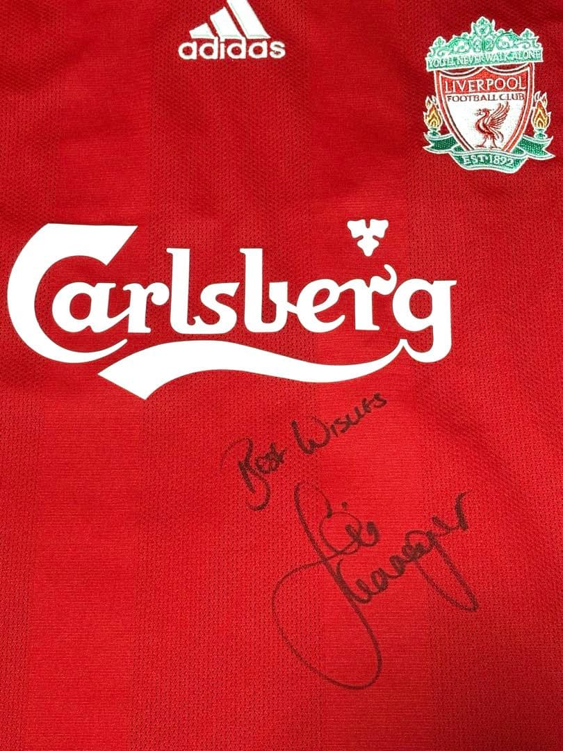 【正規品】リバプール　サイン入りユニフォーム　キャラガー