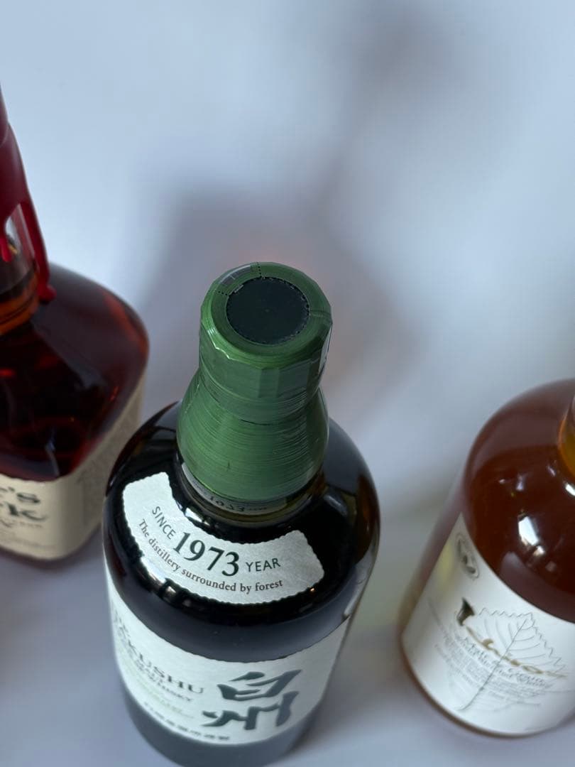 ウィスキー　3本セット　白州　イチローズモルト　maker's mark