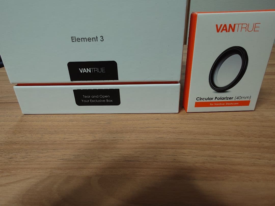 VANTRUE E3 CPL偏光フィルターセット