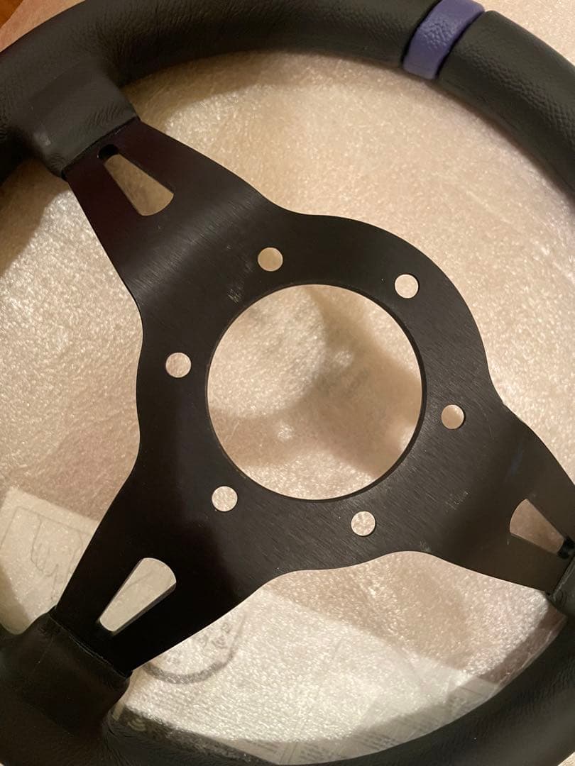 momoステ モモステアリング フィナルコネクションコラボ 限定色 紫 33φ