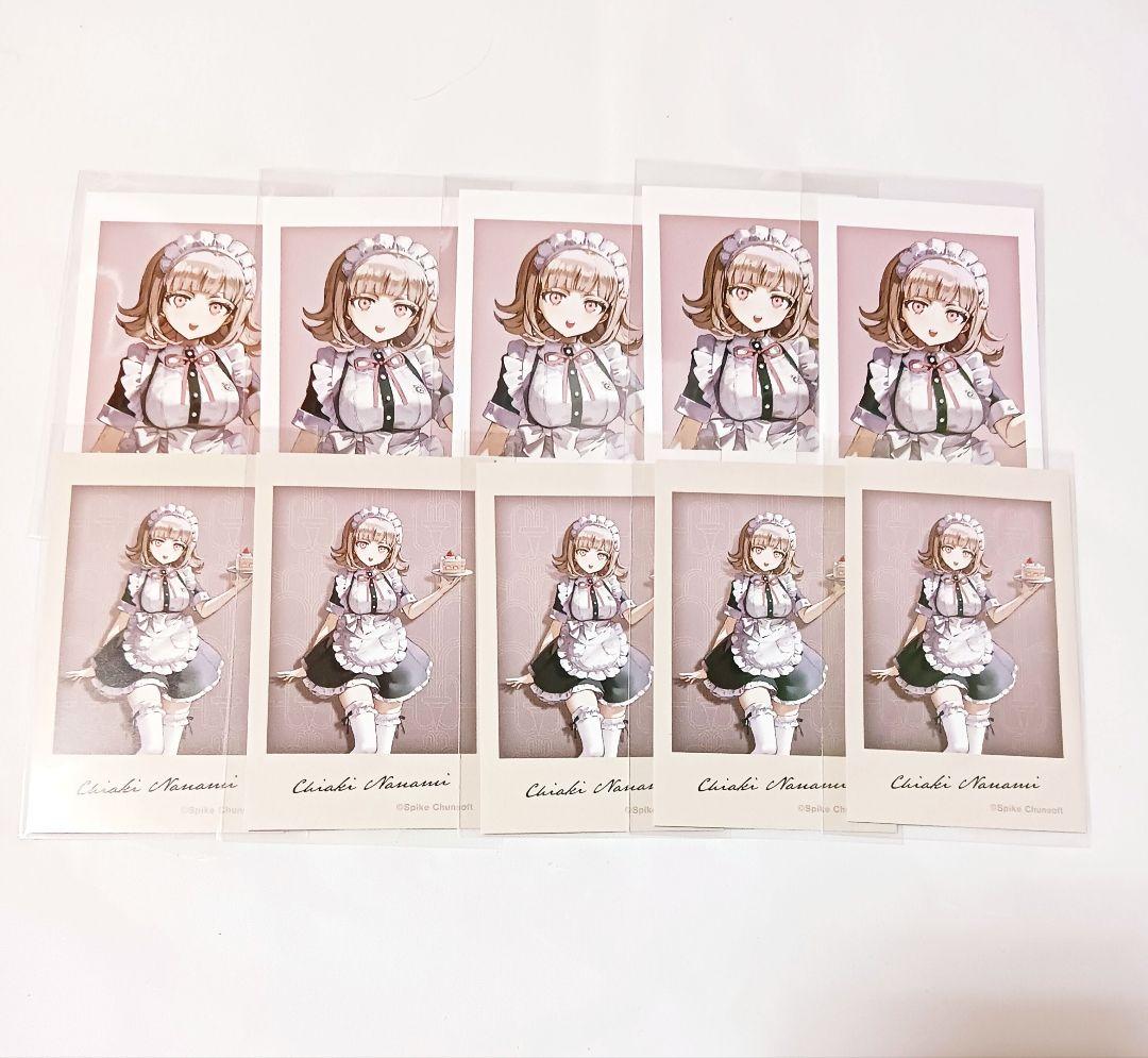 ダンガンロンパ 緜 メイド 執事 インスタント風イラストカード 七海千秋 セット