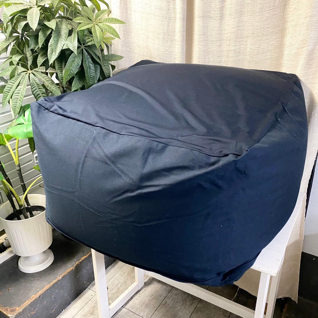 ほぼ未使用！ 人気の無印良品♪体にフィットするソファセット(大)ネイビー