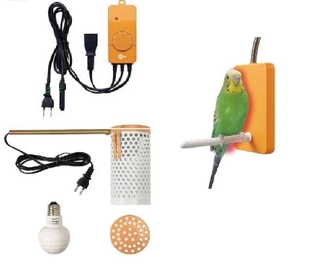 インコ 暖房 ヒーター サーモスタッド センサー