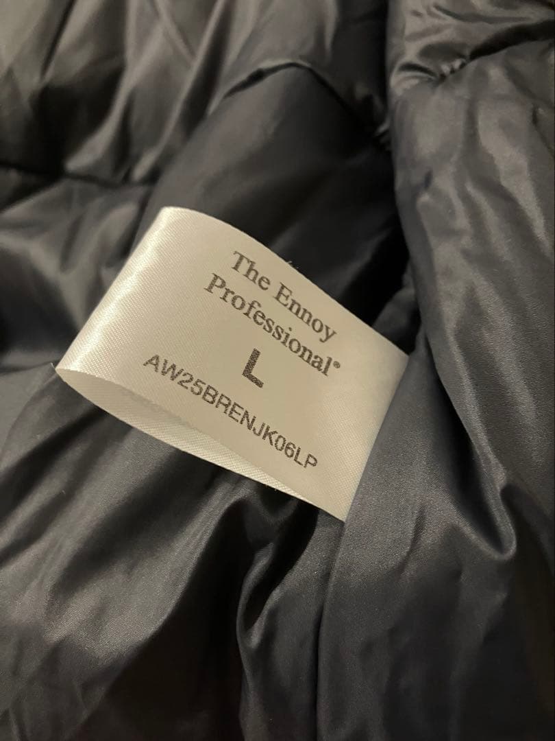 ジャケット・アウター ENNOY PADDED NYLON BENCH COAT L 2025