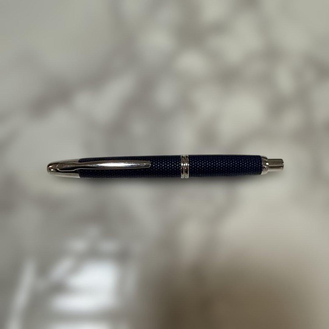 パイロット キャップレス万年筆 紺 美品