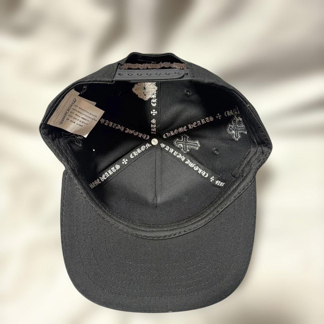 CHROME HEARTS クロス刺繍 ベースボールキャップ