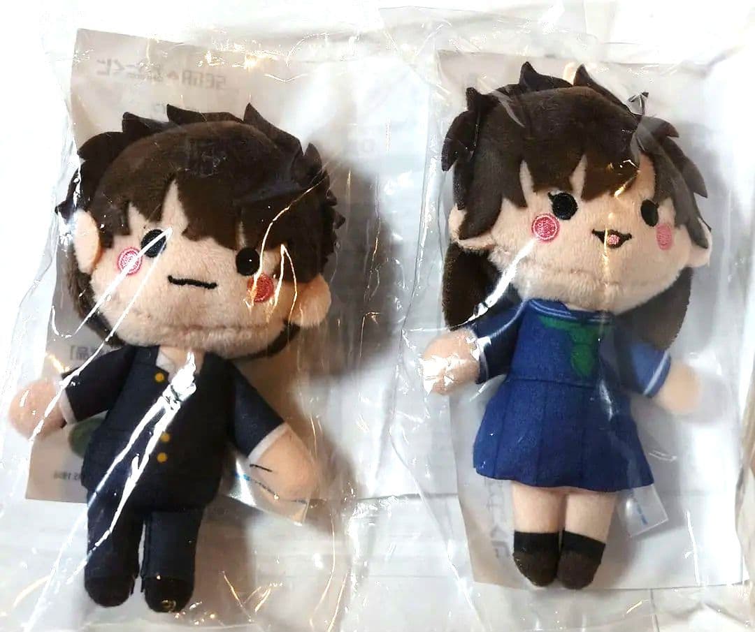 セガラッキーくじオンライン　D賞ぬいぐるみマスコット『黒羽快斗』『中森青子』