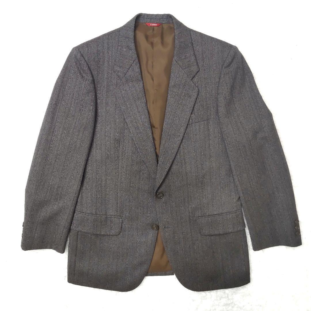 美品 ダーバン スーツ 3P セットアップ D'URBAN 90A4 ブラウン