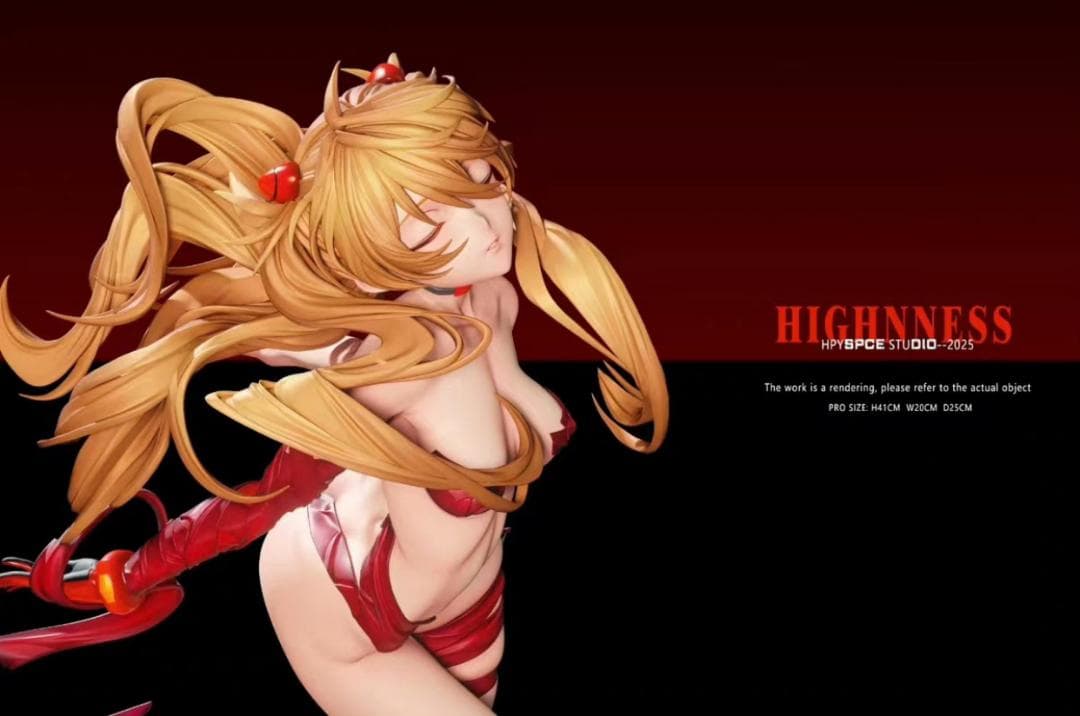 新世紀エヴァンゲリオン アスカ・おひめさま 樹脂 彫刻 フィギュア pro