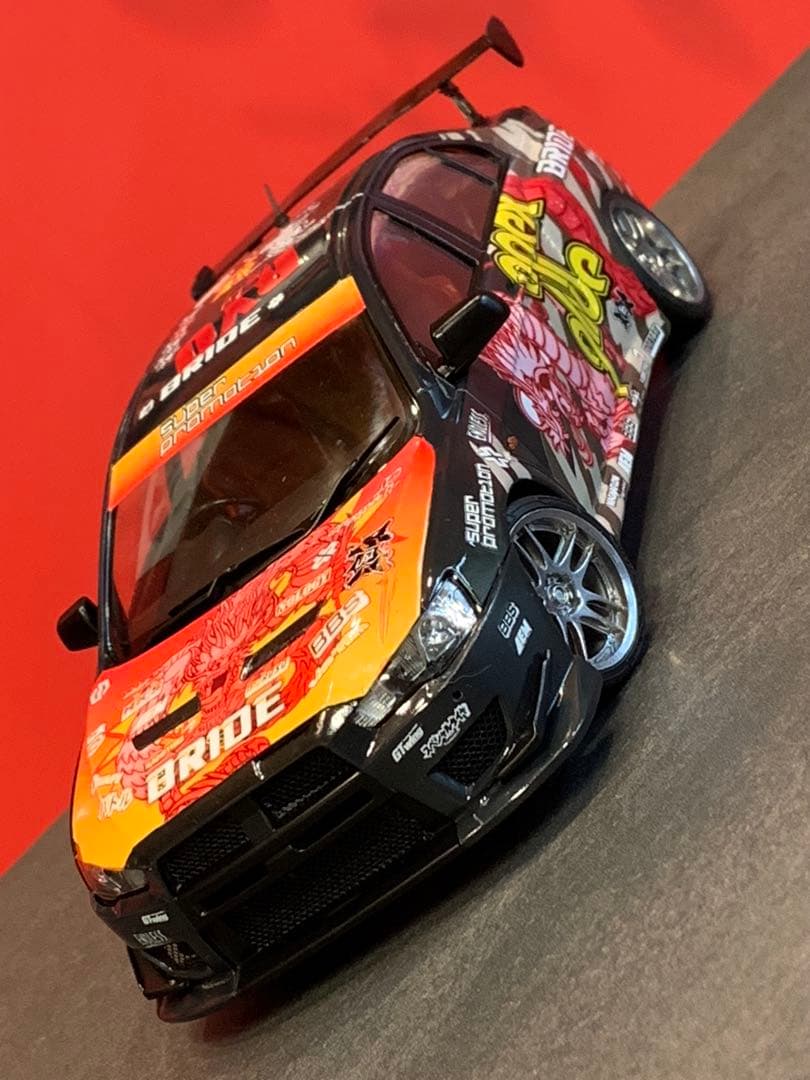 NFS PS仕様 1/24 アオシマ 完成品 ランエボ ニードフォースピード