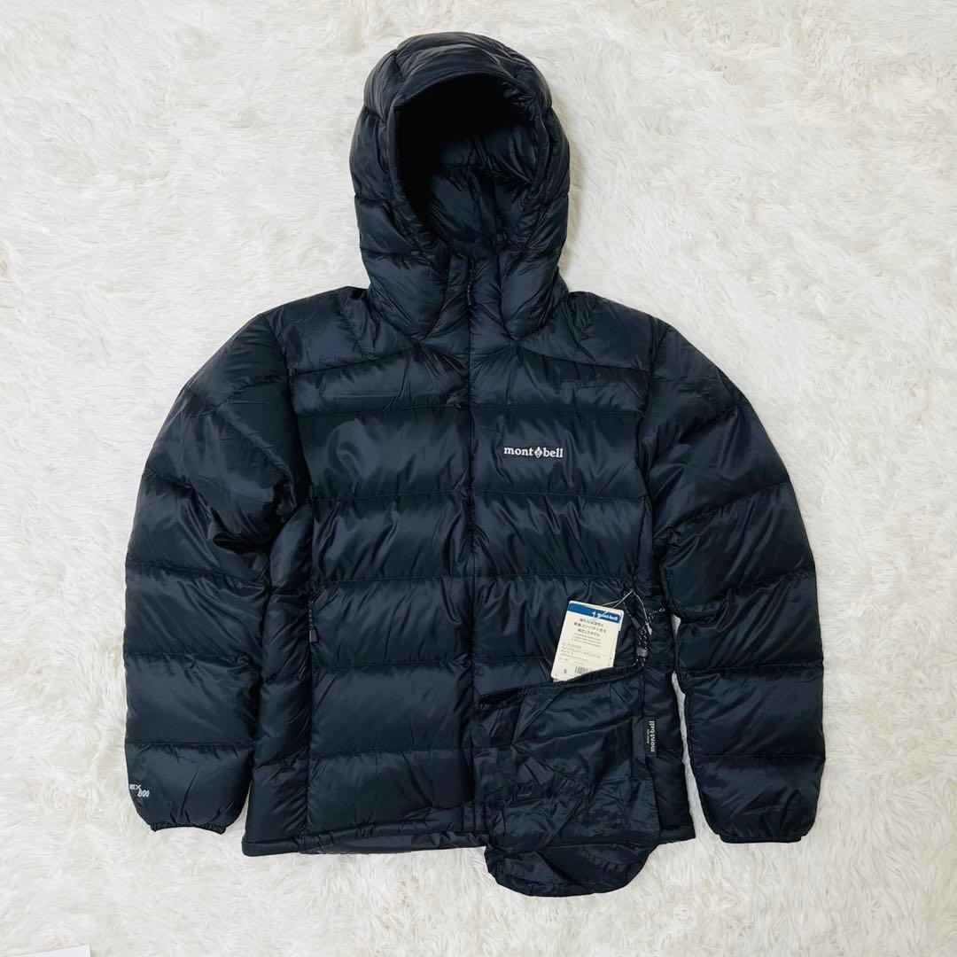 モンベル　ライトアルパインダウン パーカ Men's S　ブラック