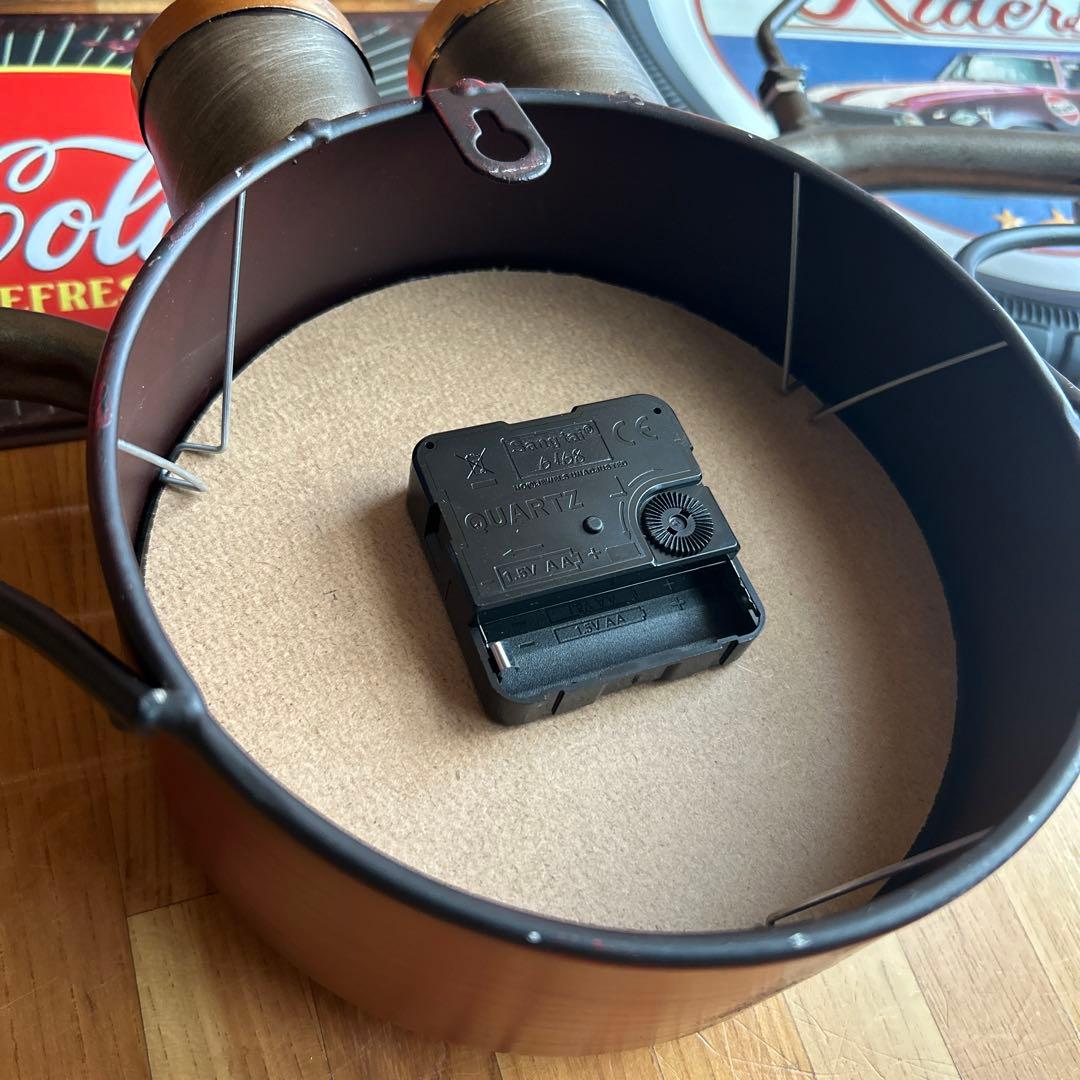 ブリキ　アンティーク　コカコーラ　バイク　ハーレー　インテリア　アメリカ