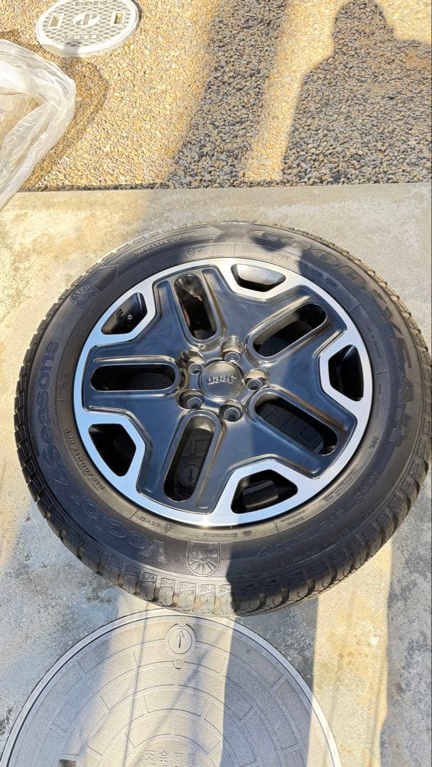 17インチ アルミホイールセット スペアタイヤ付き