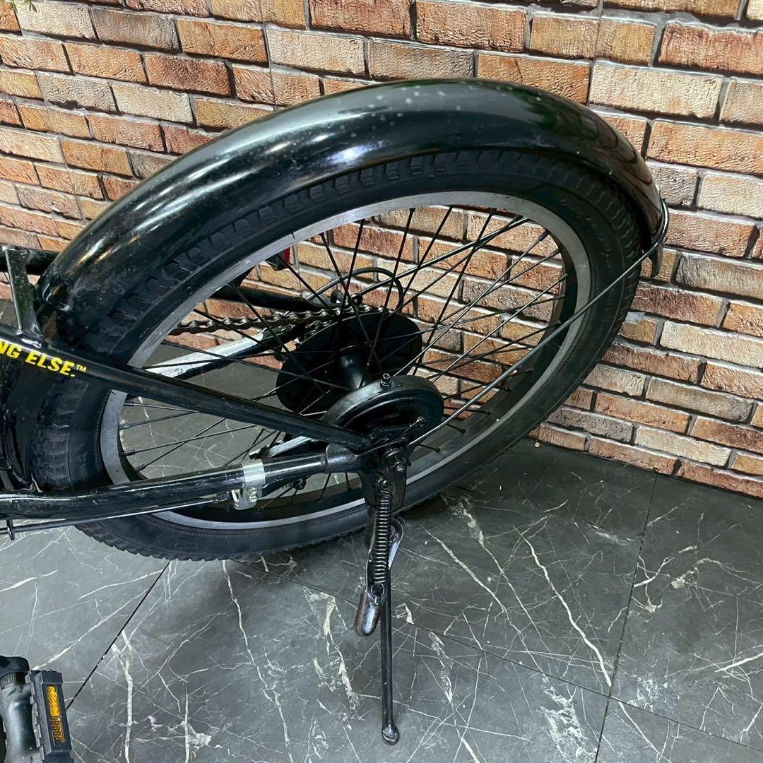 【100】折りたたみ自転車 折車 HUMMER ブラック 変速付き