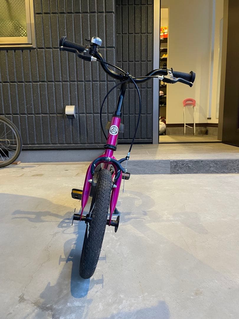 マンボウ　ストライダー 14X ピンク紫　パープル極美品　サイドスタンド付