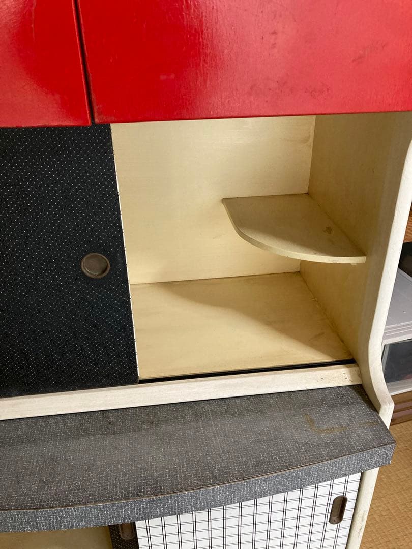 アンティーク　食器棚　カップボード