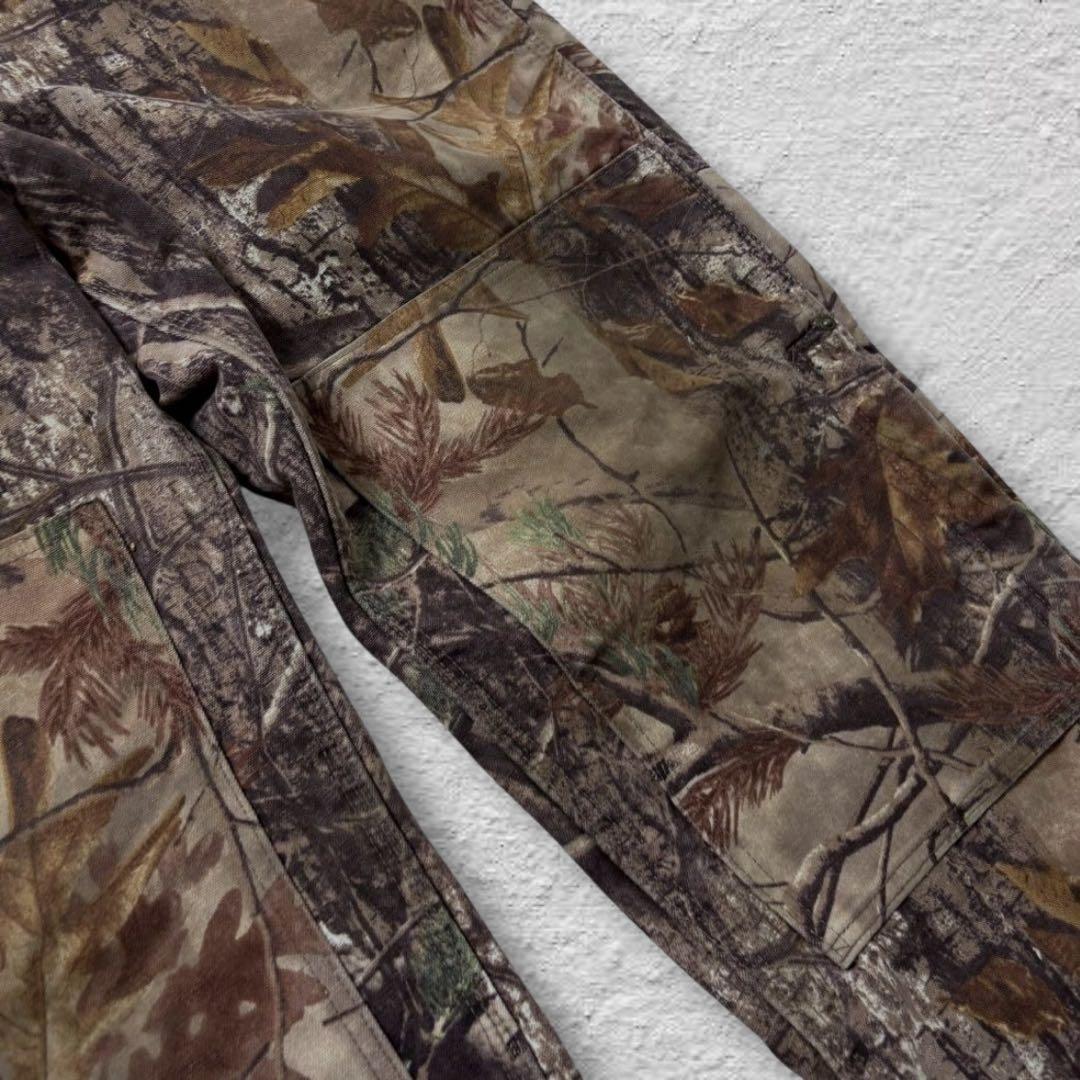 しんしんカーハートオーバーオールダブルニーリアルツリー90sダック地