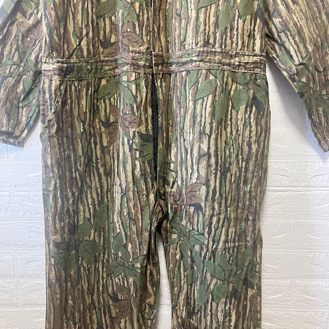 ●Z13【アメリカ製】つなぎ カモフラージュ柄 グリーン系 men's【2XL】