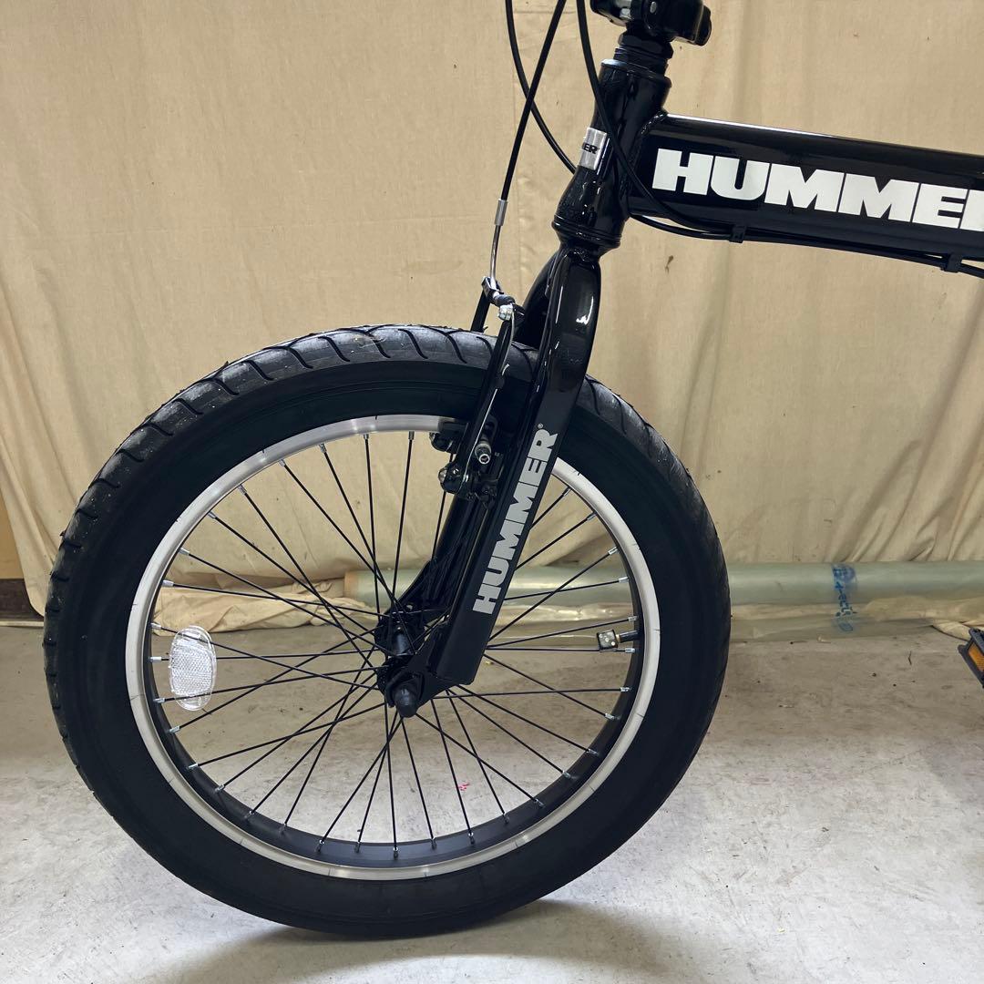 ゆけ樣専用HUMMER 折りたたみ自転車 20インチ ブラック