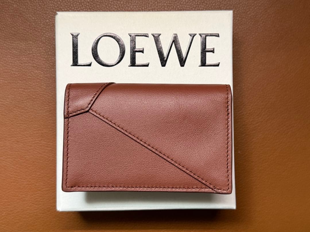 [極美品][絶版カラー] LOEWE ロエベ　パズル　名刺入れ　カードケース