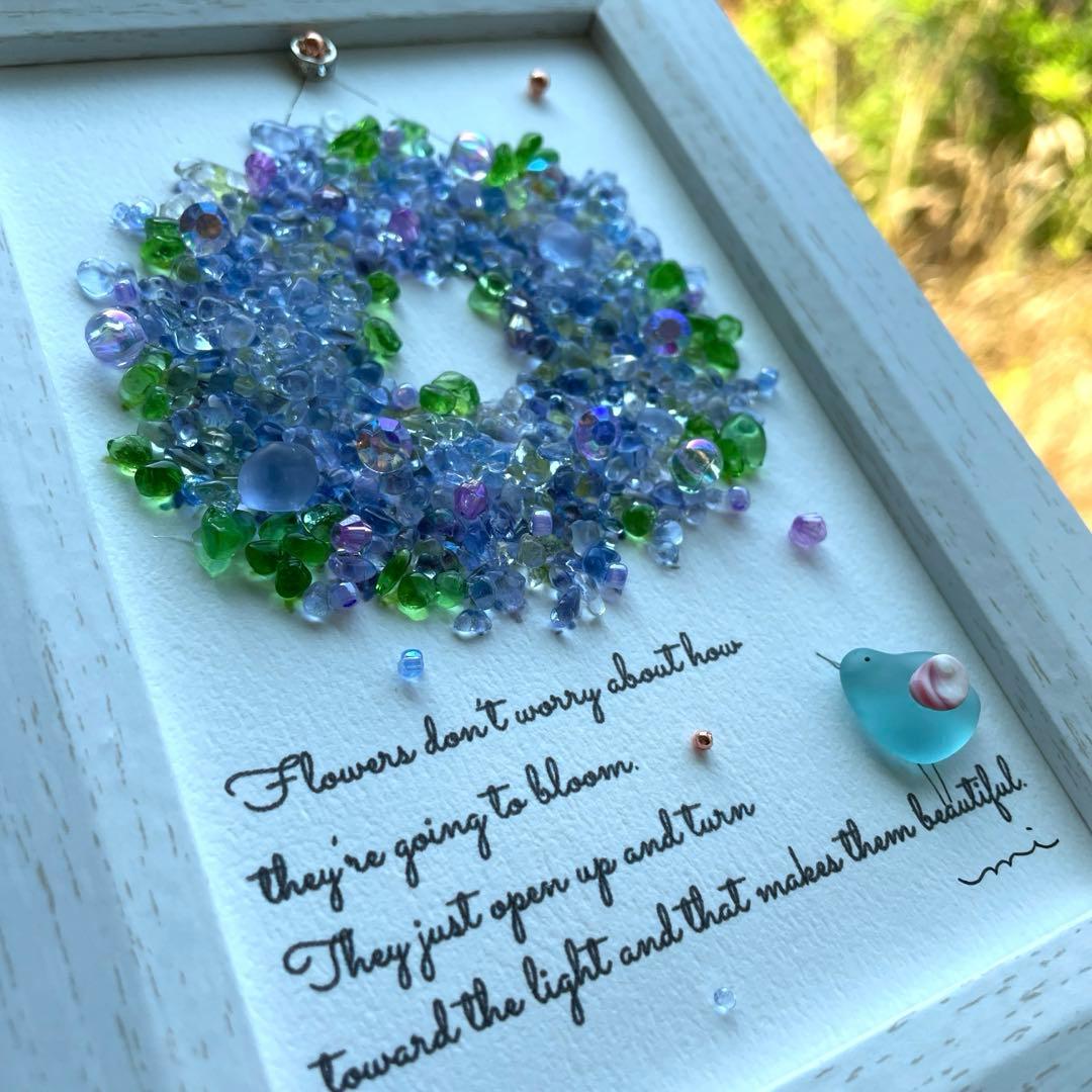 シーグラスアート　ハムママ様♡リクエスト