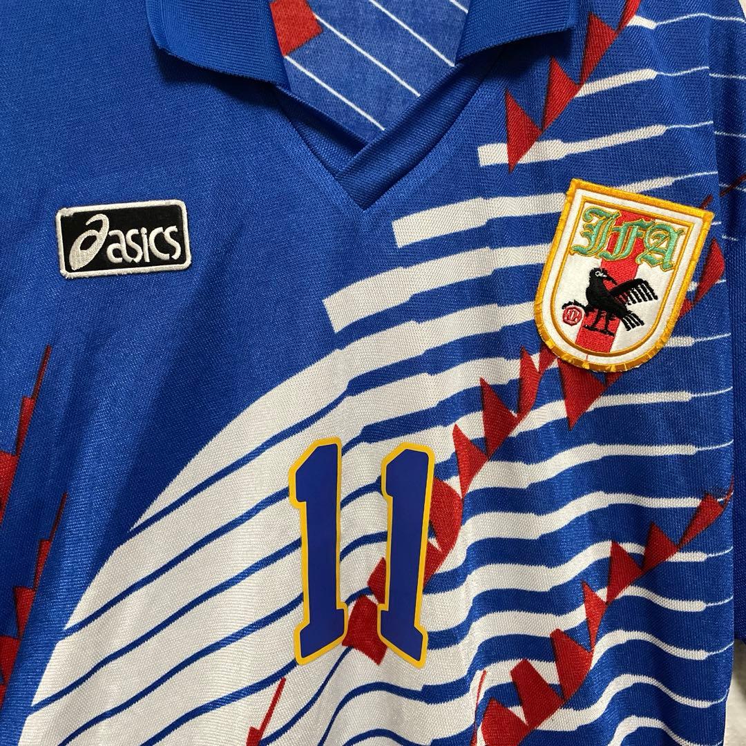 1994年 日本代表 ユニフォーム ドーハの悲劇 三浦知良 カズ アシックス