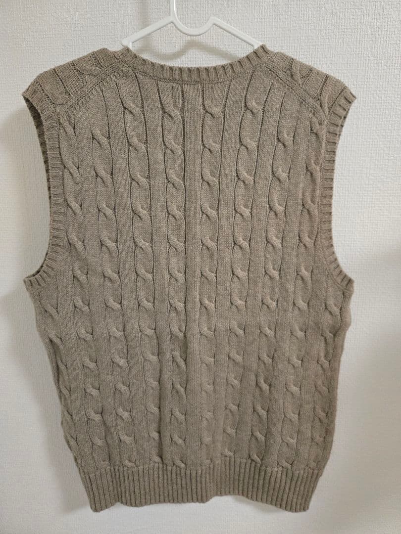 Polo Ralph Lauren ケーブルニットベスト ベージュ