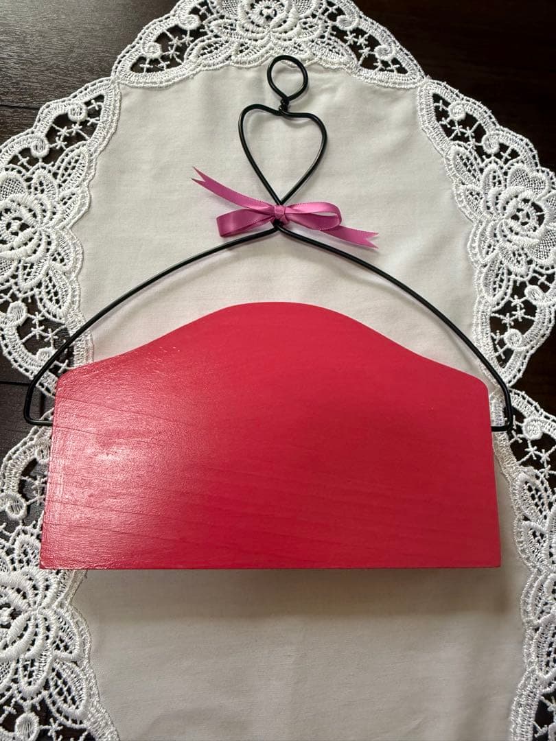 トールペイント作品　ひな祭り 木製 壁掛け リボン付き　春夏秋冬の飾り