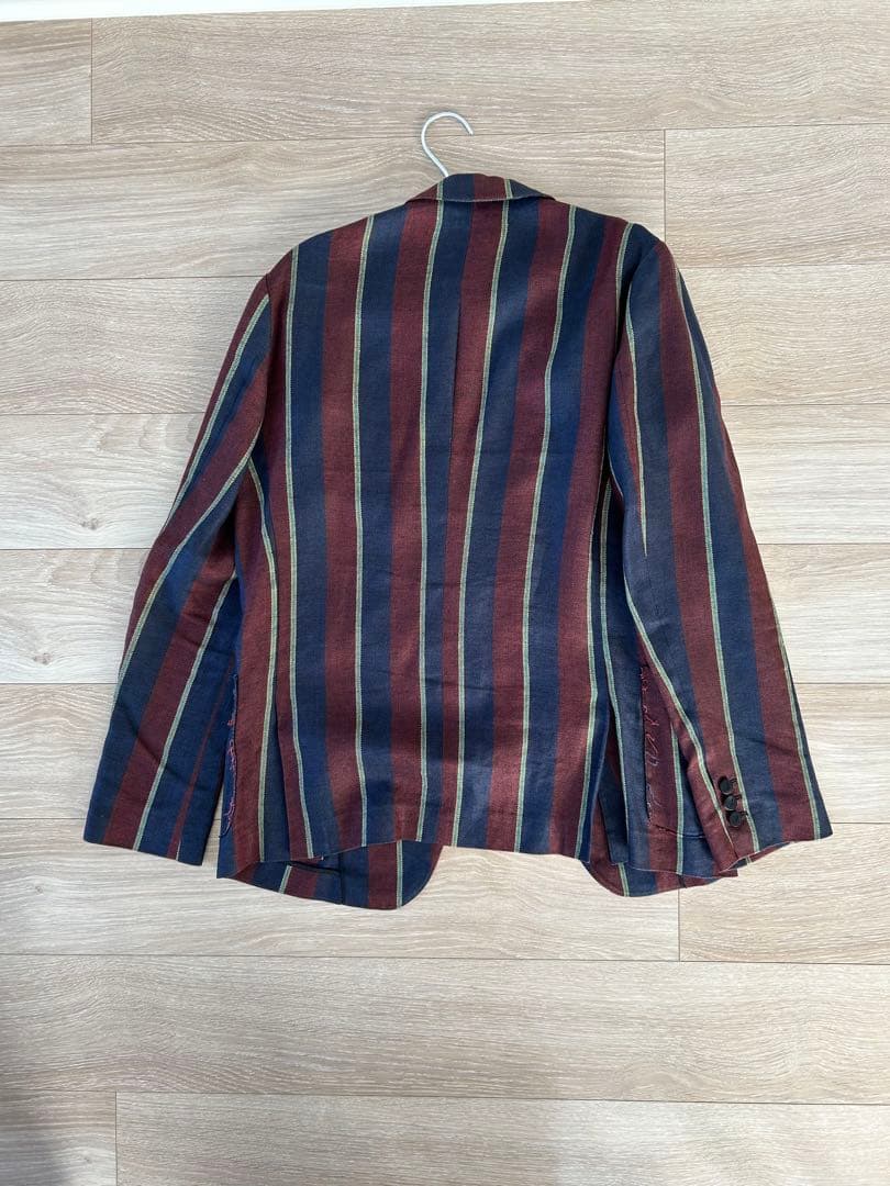 12SS ランウェイモデル ジョンローレンスサリバン ストライプ ジャケット