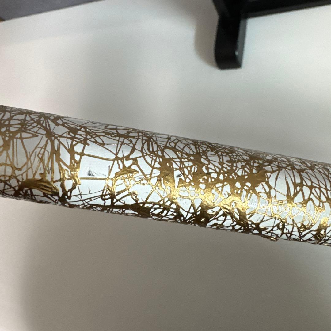 模造刀　大小セット　白金雲　台座付き