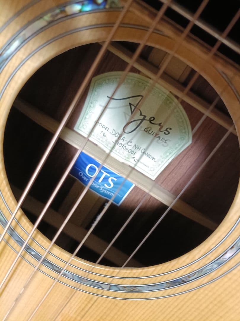 【訳あり品】Ayers D08A-C NH custom　アコースティックギター