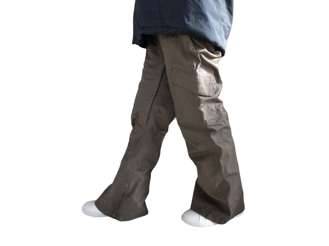 【高機能】US ノースフェイス HYVENT スノーボード パンツ アーミー