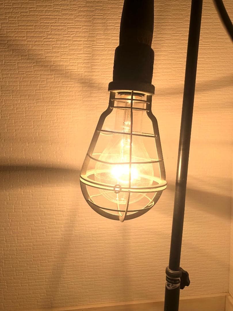 【完動品・昭和レトロ・1980年代 工業用ライト】ビンテージ ハンドランプ