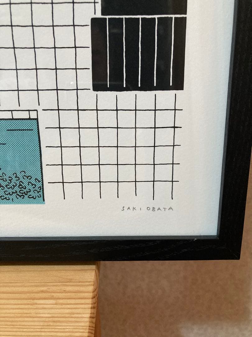 小幡彩貴　シルクスクリーン　シリアルあり