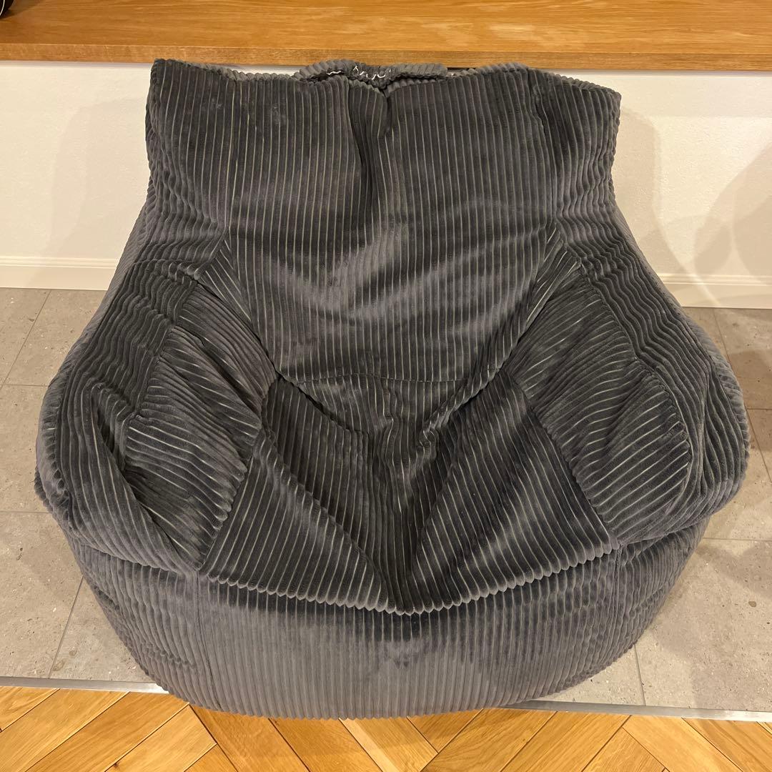 LOOSY HUGME 1人掛けビーズソファ CHARCOAL