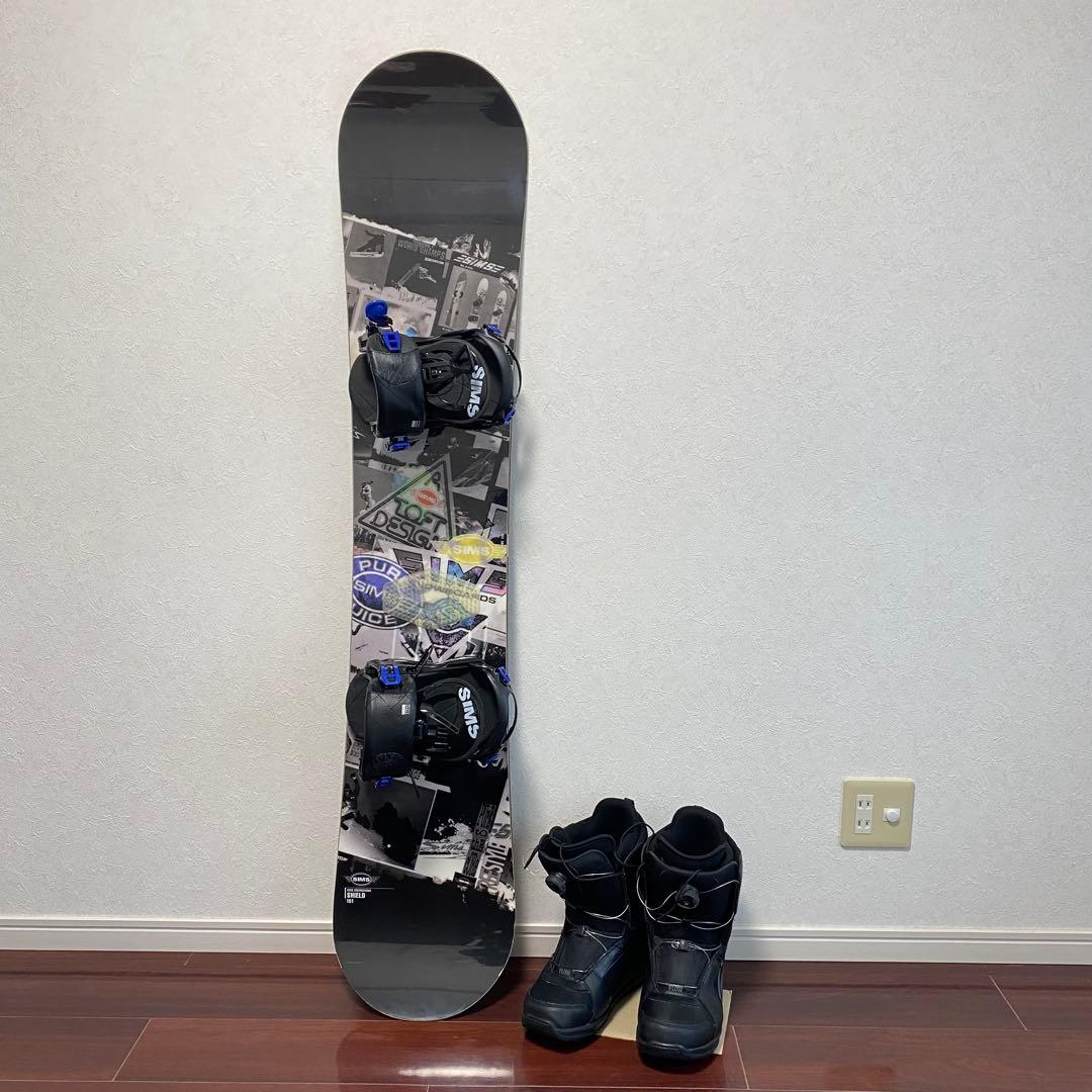 SIMS FLOW スノーボードセット　BOAタイプ　リアエントリー