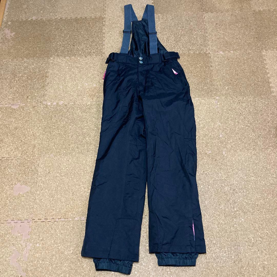 【美品】デサントdescentスキーウェア 上下 セット Lレディースピンク黒