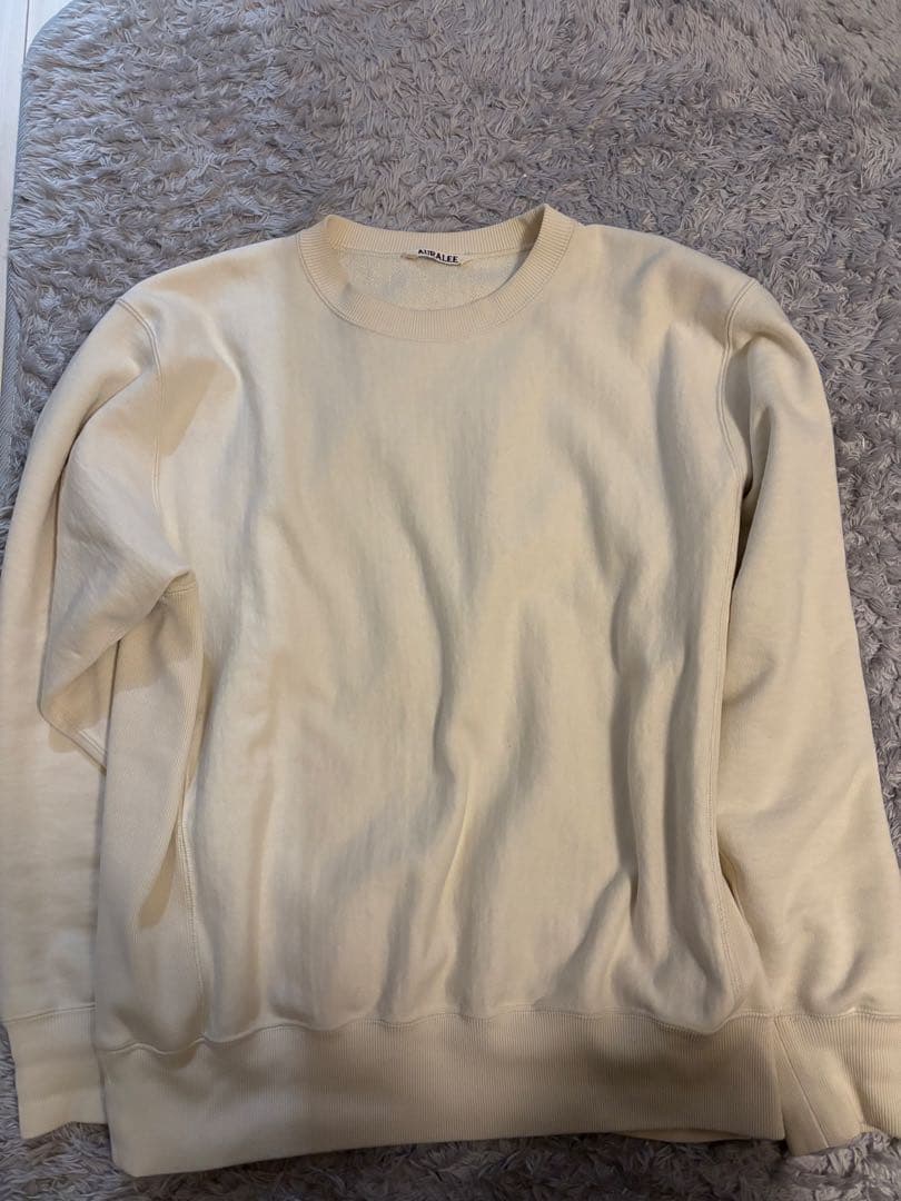 オーラリー　25ss SMOOTH SOFT BD SWEAT P/O