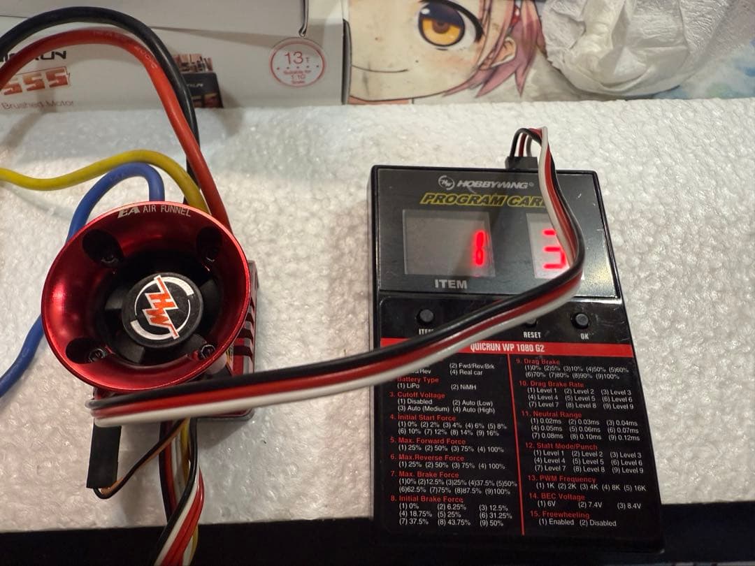 HOBBYWINGQuicRUN-WP-1080-G2Brushed クローラー