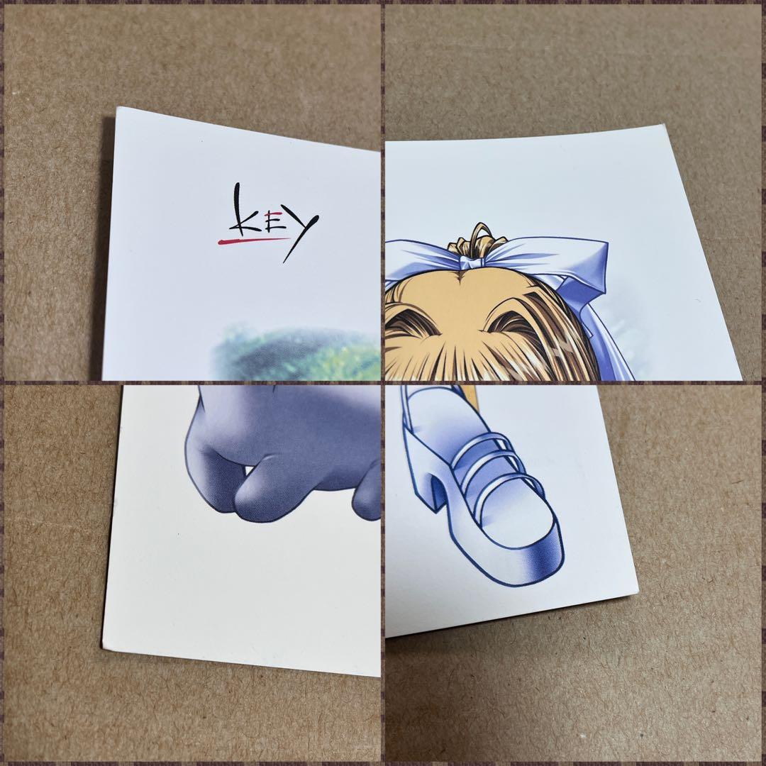 key AIR 当時物 複製原画 イラスト ビジュアル 6枚セット