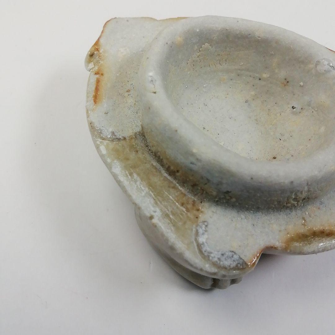 Ｔ７４４　香合　『信楽焼』『タヌキ』『高橋楽斎 造』　共箱　茶道具