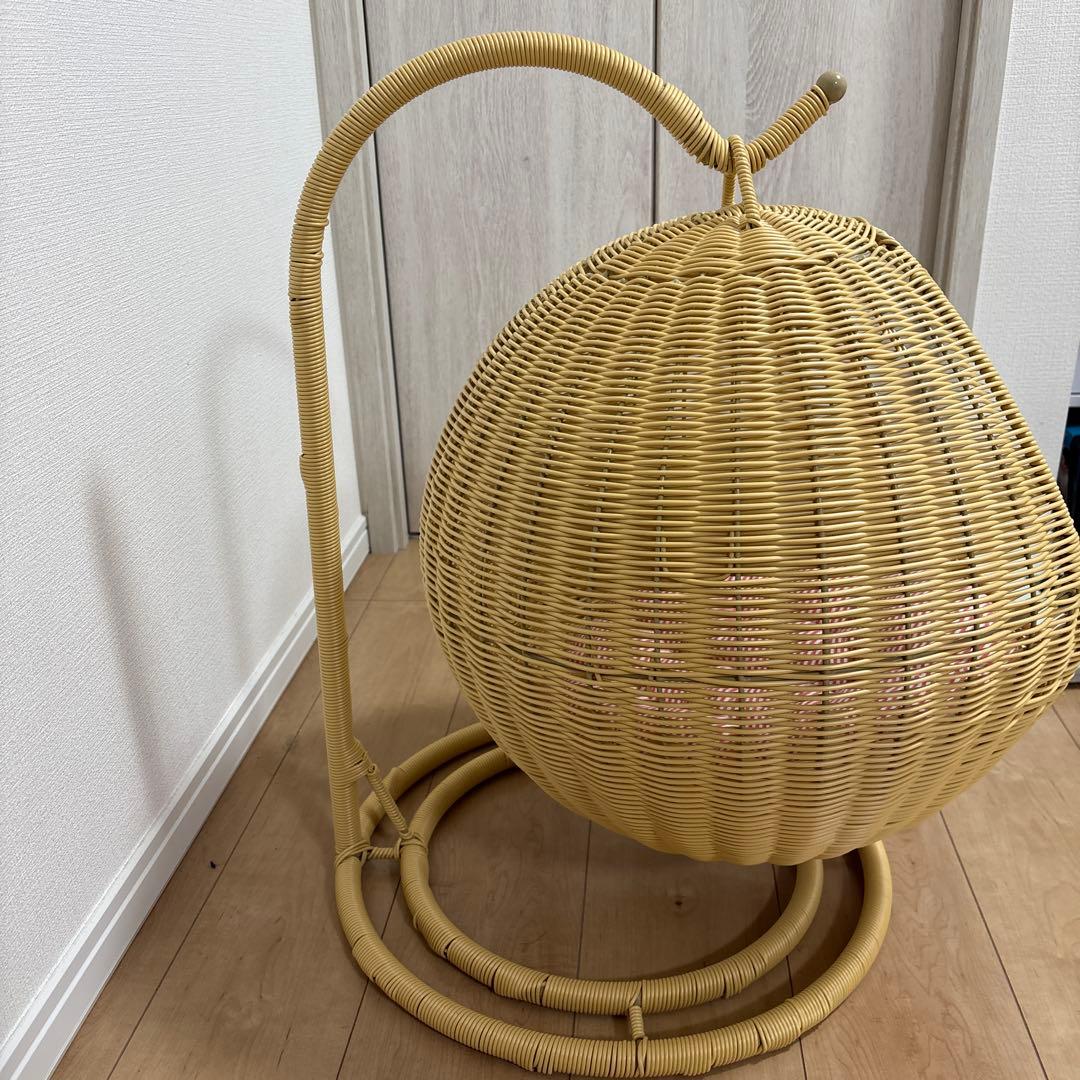 籐製ハンモック型キャットベッド