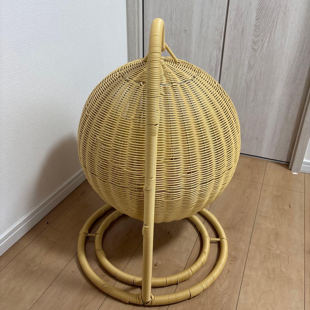 籐製ハンモック型キャットベッド