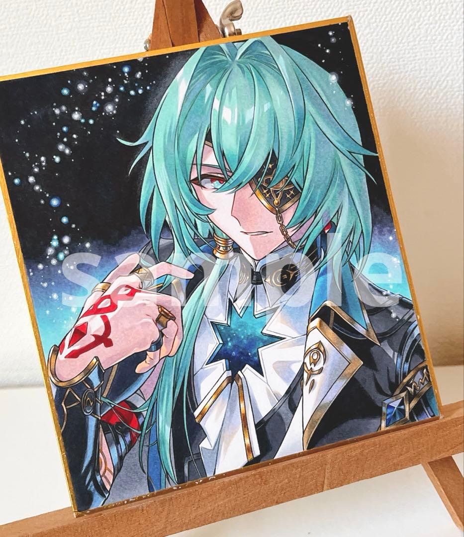 ✴︎ yuu様リクエスト ✴︎　手描き　イラスト　色紙