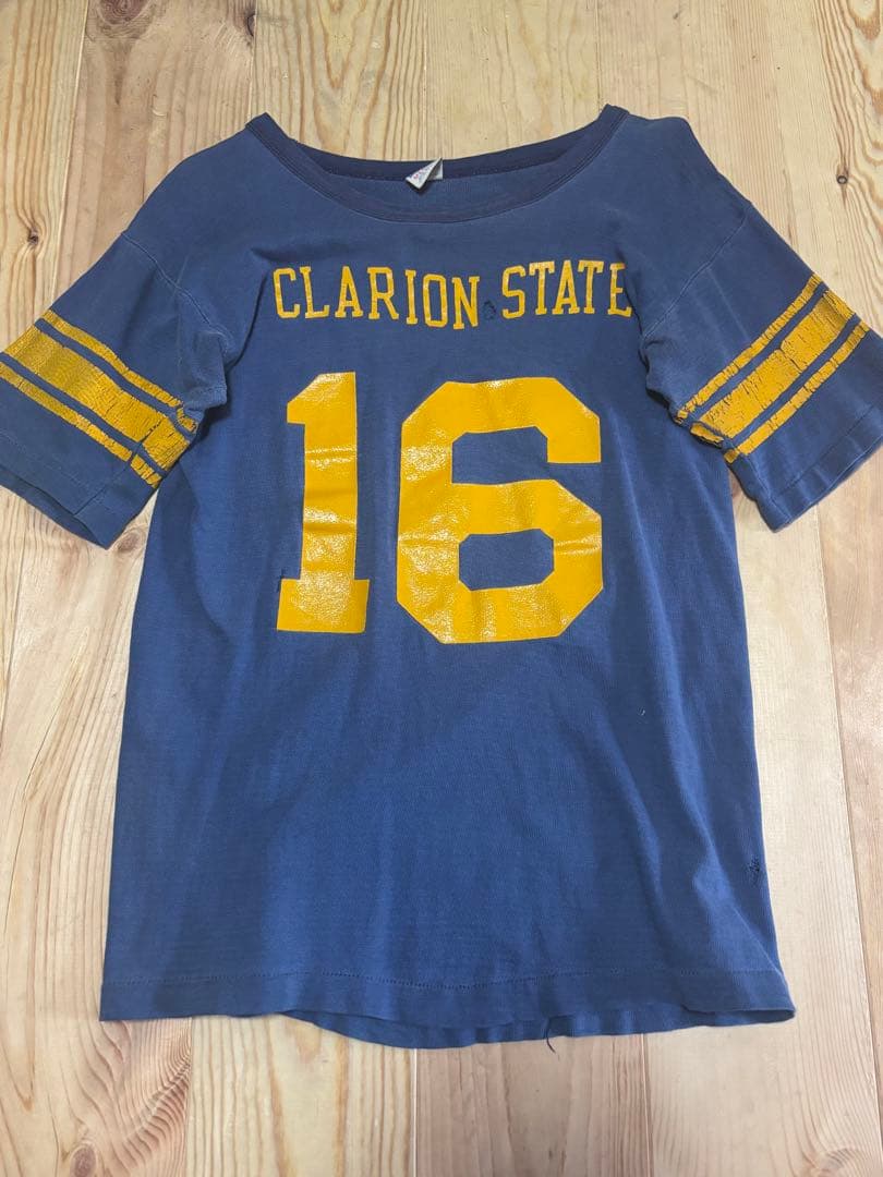 70sChampion CLARION STATE フットボールT